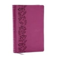 thumbnail image 1 of NKJV Personal Size Large Print Bible with 43,000 Cross References, Pink Leathersoft, Red Letter, Comfort Print, (Hardcover), 1 of 9