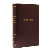 THOMAS NELSON NKJV, Pew Bible, Large Print, Hardcover, Burgundy, Red Letter Edition (Large Print) (Hardcover)
