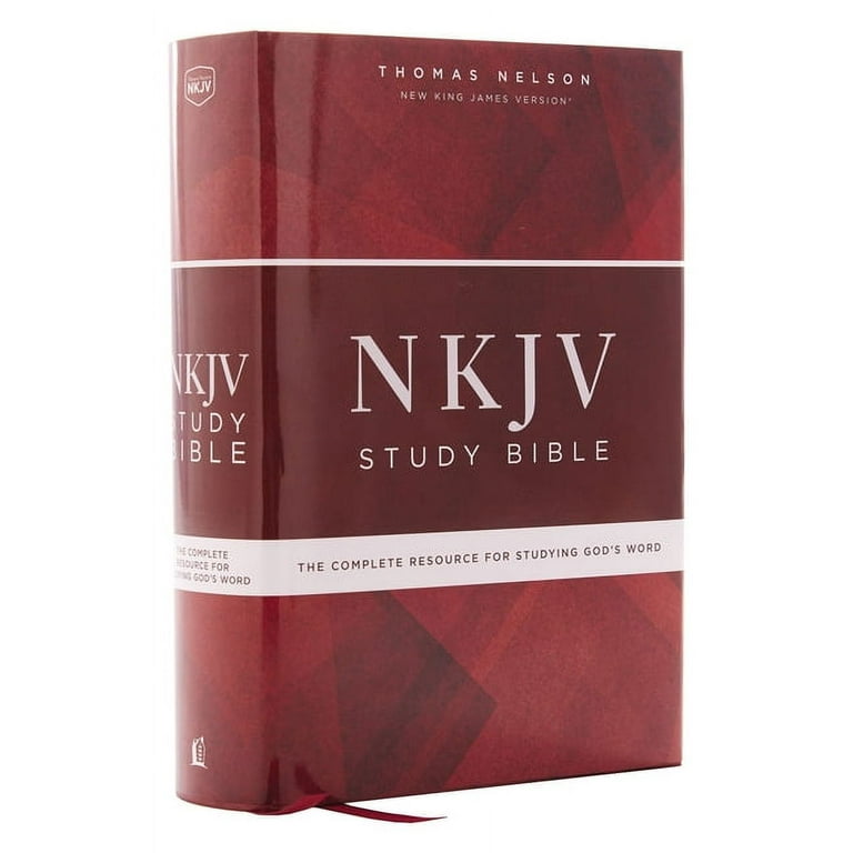 NKJV Study Bible, Hardcover, Red Letter Edition, Comfort Print