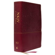 NKJV Study Bible, Imitation Leather, Red, Full-Color, Red Letter Edition, Comfort Print The Complete Resource for Studying Gods Word Hardcover