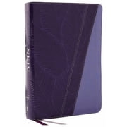 NKJV Study Bible, Leathersoft, Purple, Full-Color, Thumb Indexed, Comfort Print The Complete Resource for Studying God, Hardcover