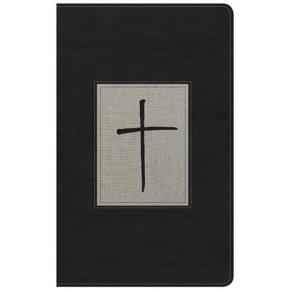 NKJV Ultrathin Reference Bible, Black/Gray Deluxe LeatherTouch (Hardcover)