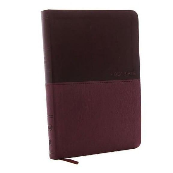 NKJV, Value Thinline Bible, Large Print, Imitation Leather, Burgundy, Red Letter Edition, (Hardcover)