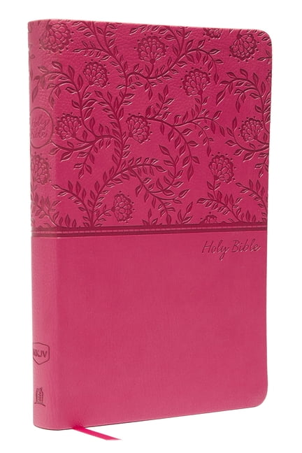 THOMAS NELSON NKJV, Value Thinline Bible, Standard Print, Imitation Leather, Pink, Red Letter Edition (Hardcover)