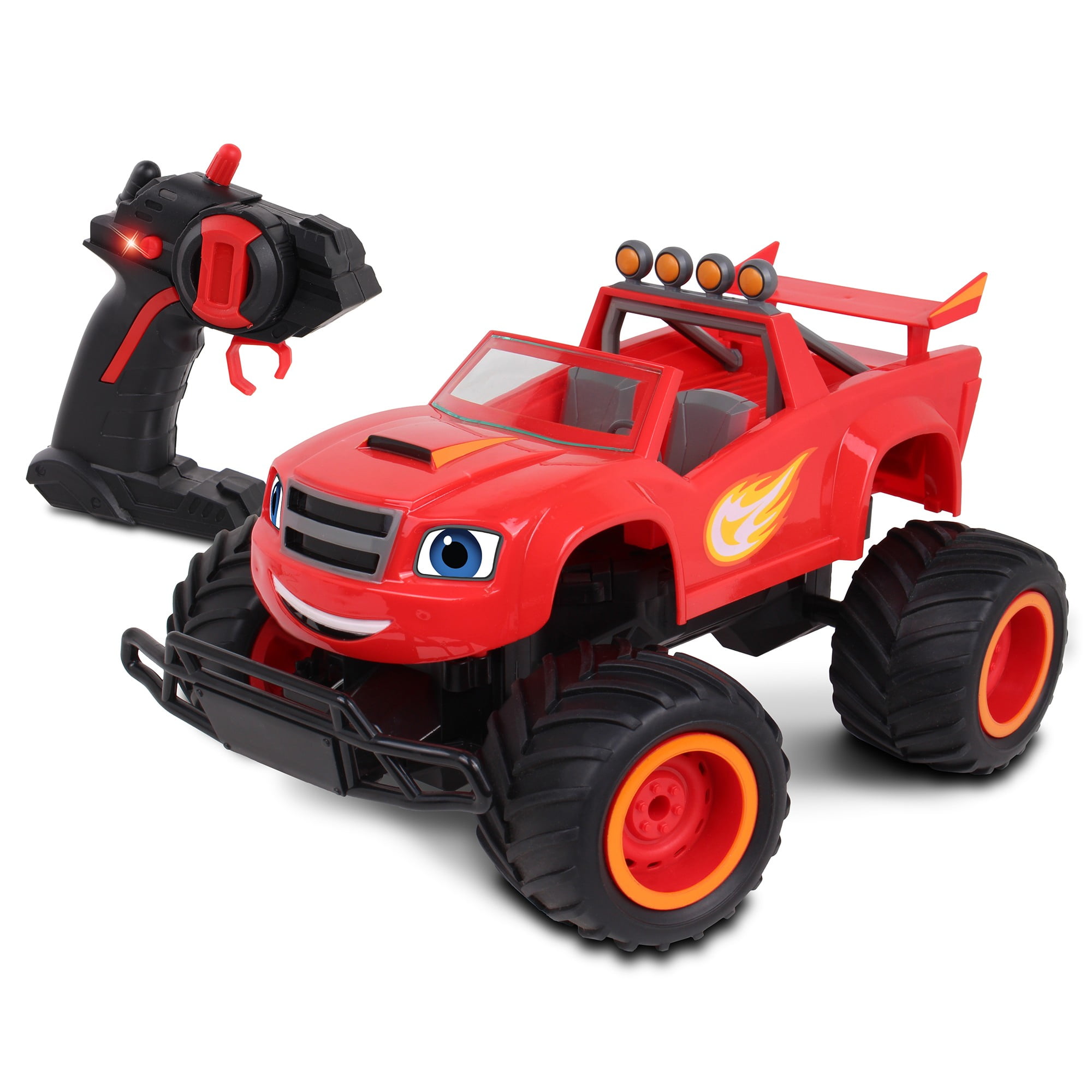 NKOK Blaze And The Monster Machines RC: High Performance Blaze -  Nickelodeon, Remote Control Offroad Monster Truck 