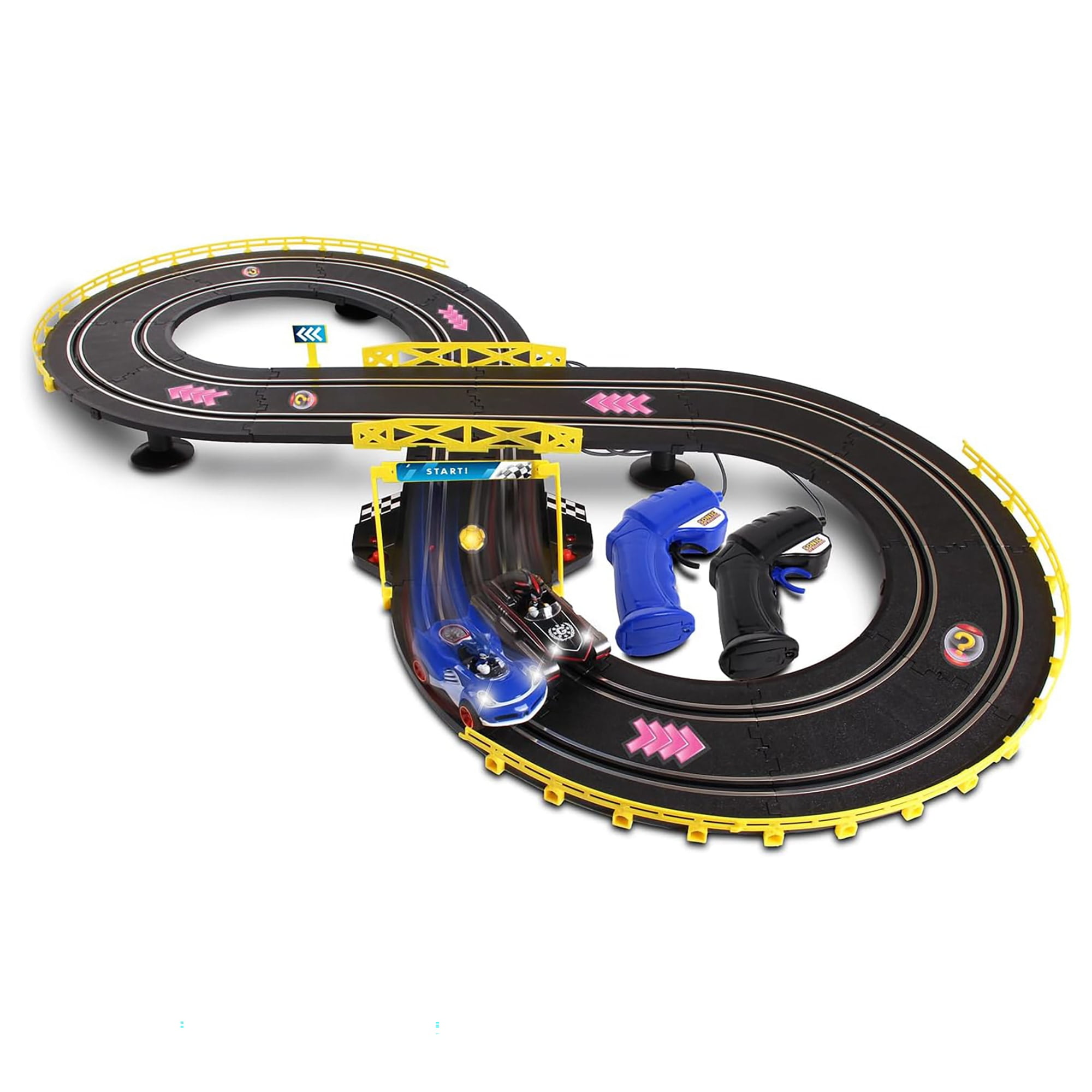 Sonic & Shadow RC Slot Car Set Race Set - Walmart.com