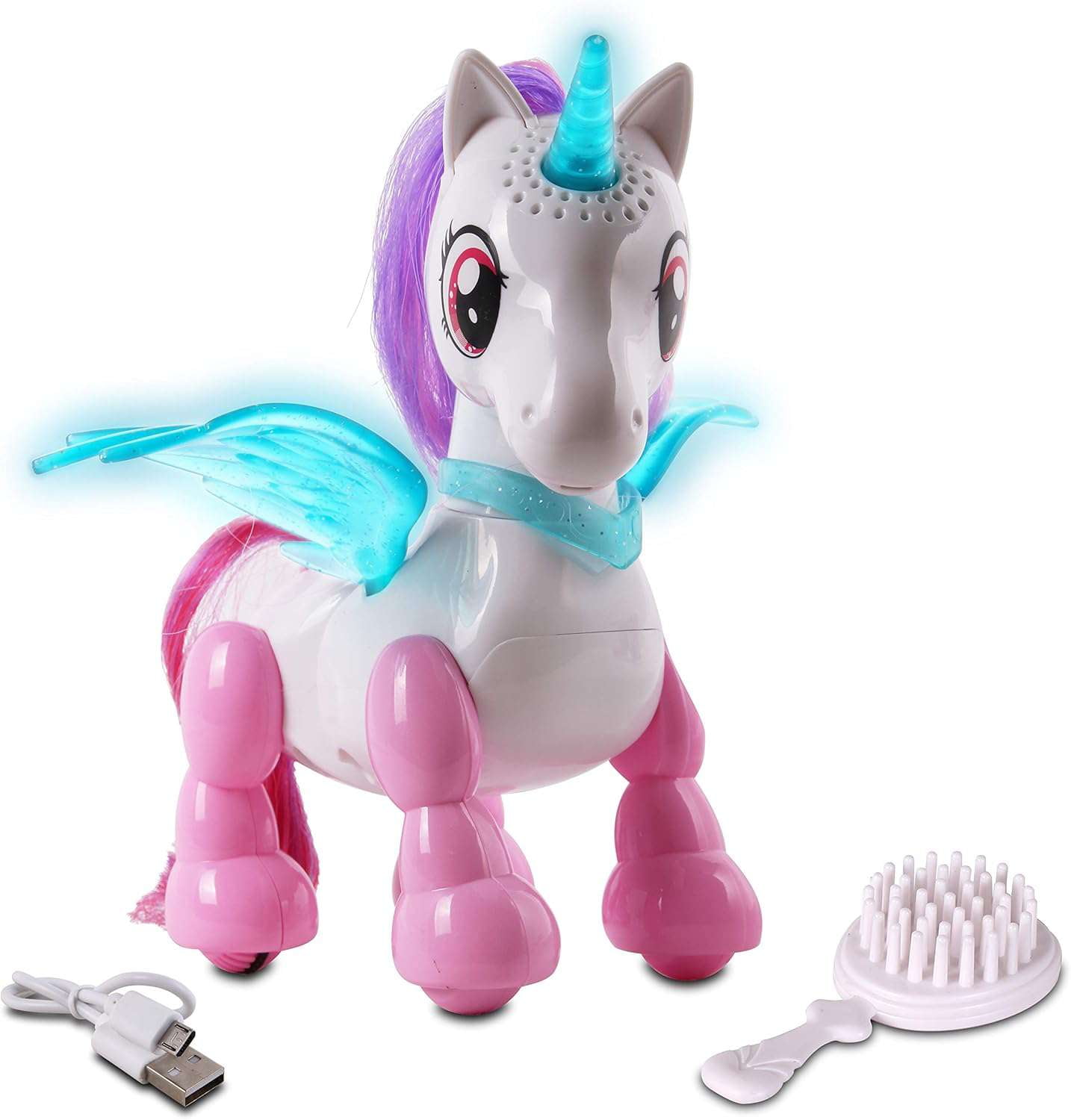 NKOK USB PetBotz | Sound Activated Robot Style: Unicorn