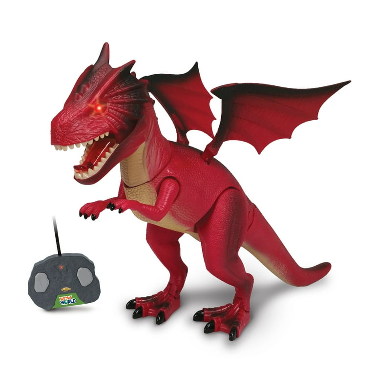 NKOK WowWorld Fire Dragon RC w/ Lights, Sounds, Motion - Walmart.com