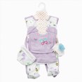 thumbnail image 1 of NKOOGH 9PCS Infant Girls Boys Outfits Long Sleeve Romper Vest Pants Hat Socks Sets for New Born Unisex, 1 of 5
