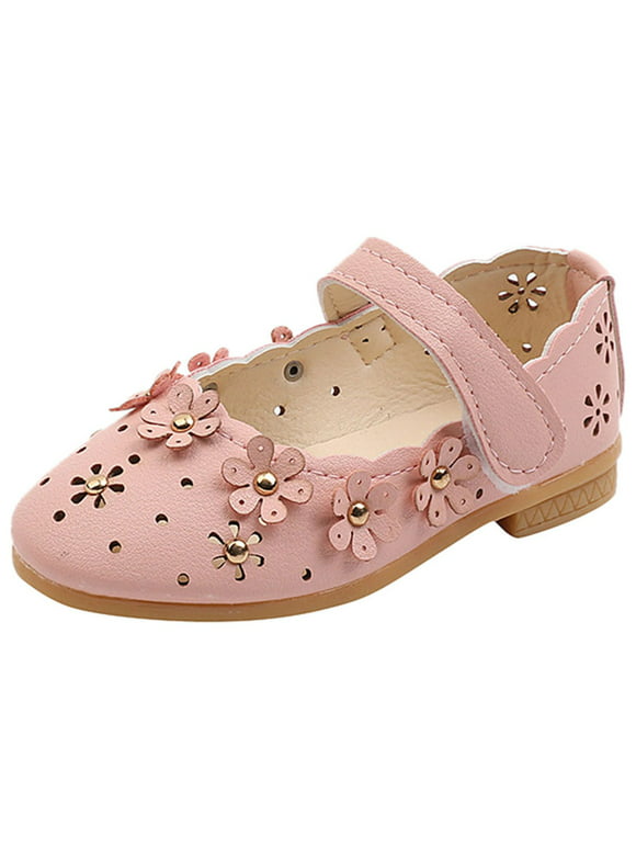 NKOOGH Baby Shoes Decorations Size 2 Shoes Girls Princess Shoes Sandal Flower Shoes Hollow Flower Shoes Sandals Soft Sole Princess Sandals