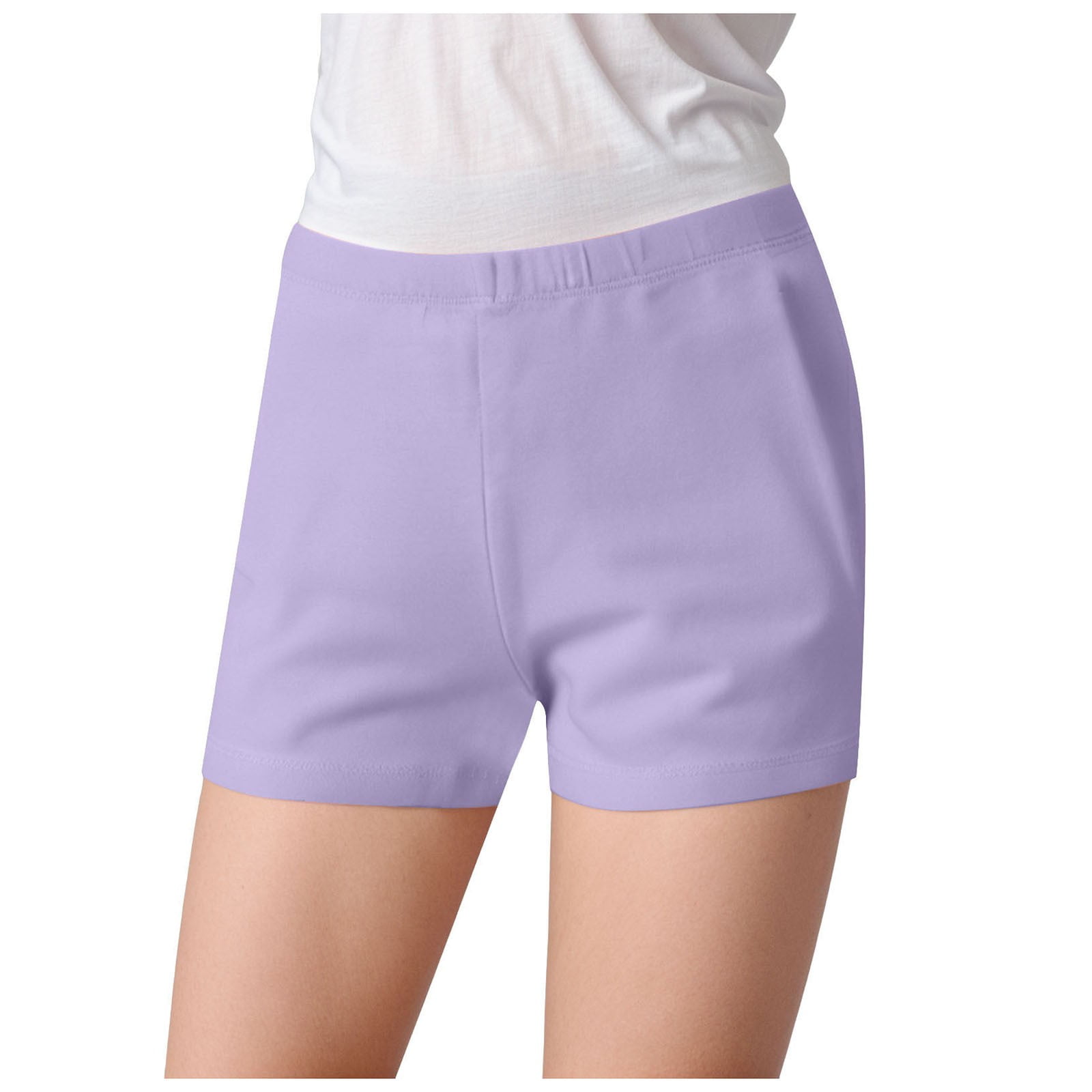 NKOOGH Girls Bike Shorts Kids Cartwheel Basic Cotton Under Dress Shorts ...