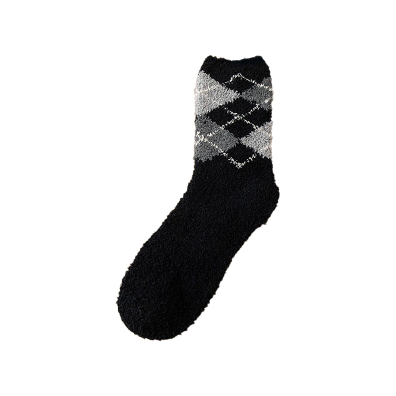 NKOOGH Men Slipper Socks 12 Keep Socks Together Winter Men Diamond