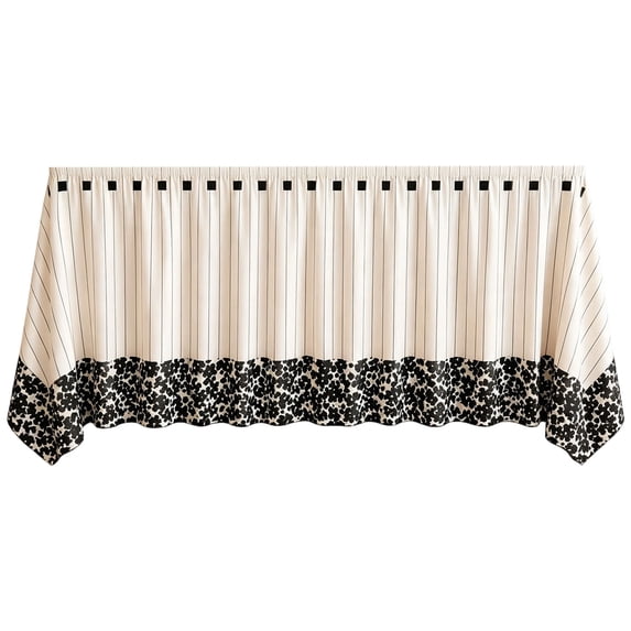 NKOOGH Patterned Table Skirt for Classroom and Teacher Desk, 1PC