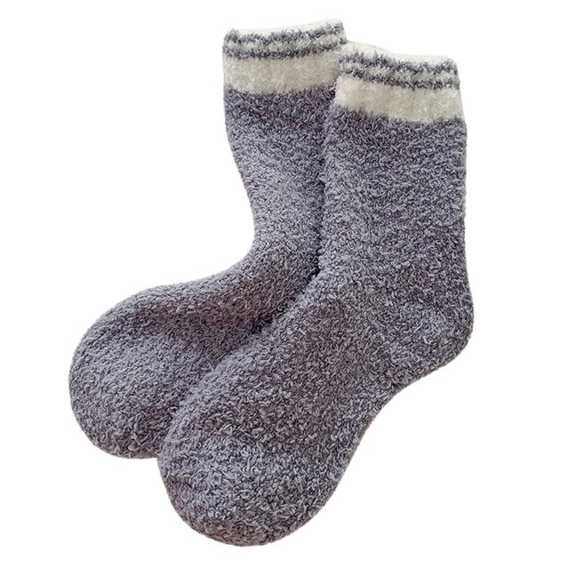 NKOOGH Slipper Socks Toddler Mens Socks Size 1315 Women Casual Solid