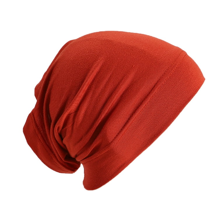 NKOOGH Snap Back Hats for Men Uncle Hat Slip On Pre Tied Head Scarves Women  Headwear Turban Caps Head Wrap Headscarf for Women Girls Cap 