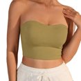 thumbnail image 1 of NKOOGH Supportive Strapless Bras for Women Push Up Wireless Bandeau Bra Non Slip Seamless Bras Comfortable Padded Bralette, 1 of 6
