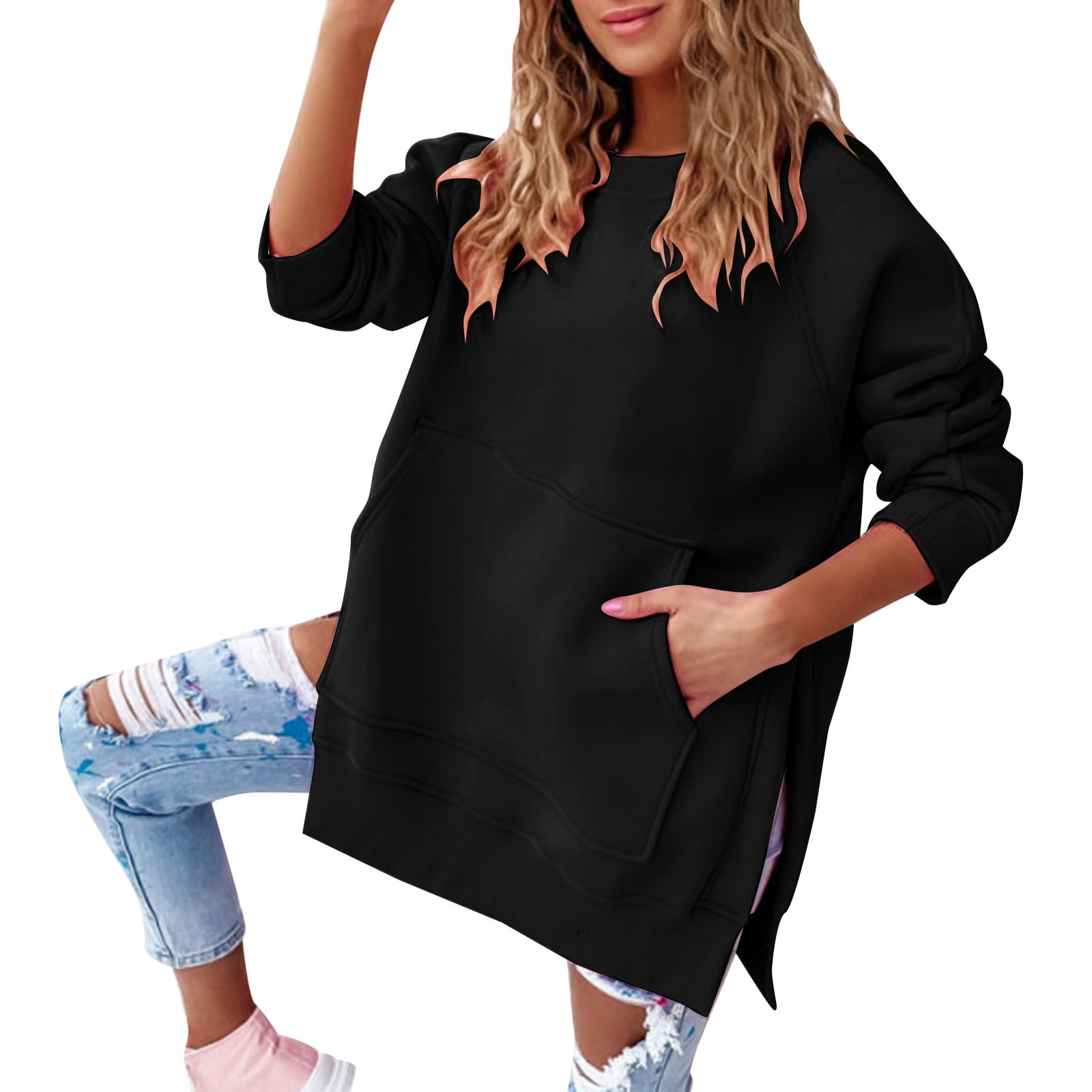 NKOOGH Sweatshirt for Women 2023 Hooded Junior Hoodies Teen Girls