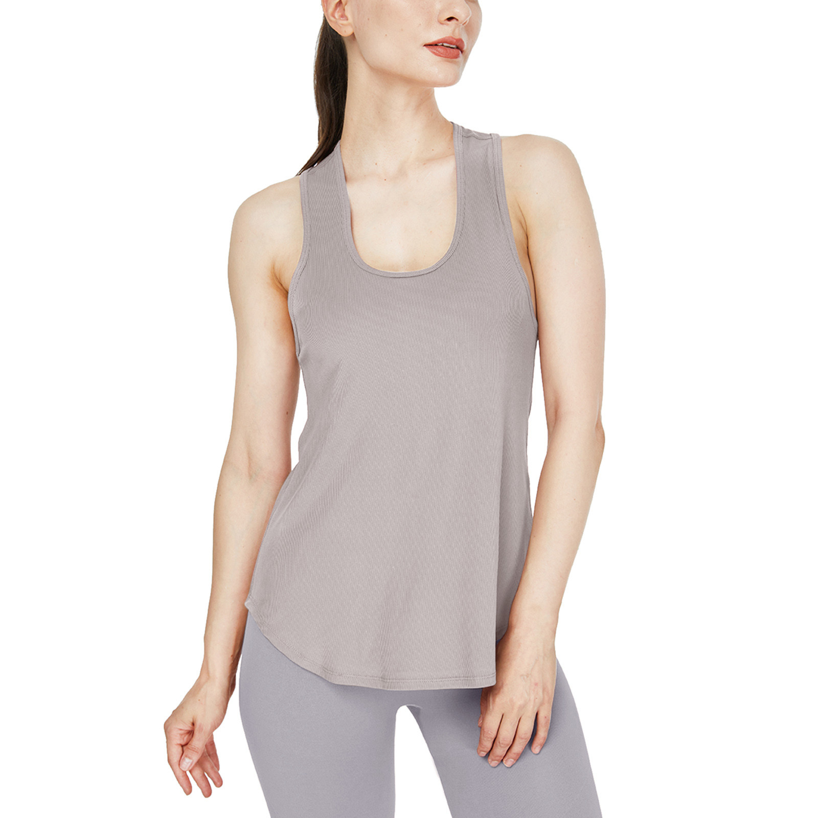 NKOOGH Woemn Cami Muscle Shirt Women Fitted Womens Girls Workout Yoga ...