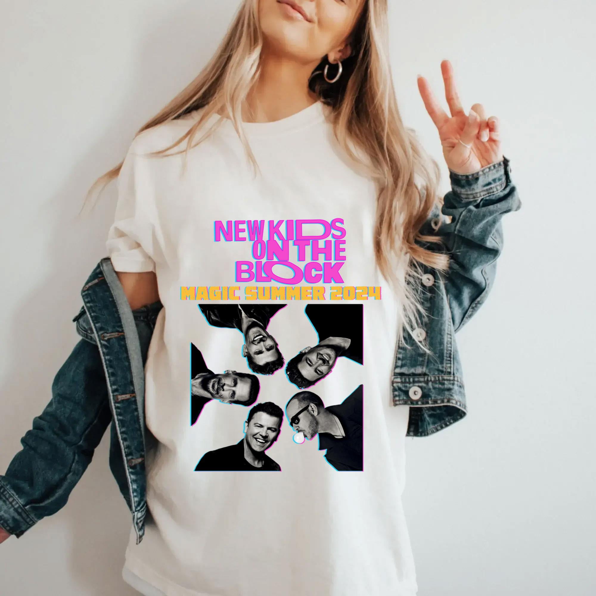 NKOTB 2024 Magic Summer Tour Shirt, New Kids On the Block Shirt, NKOTB