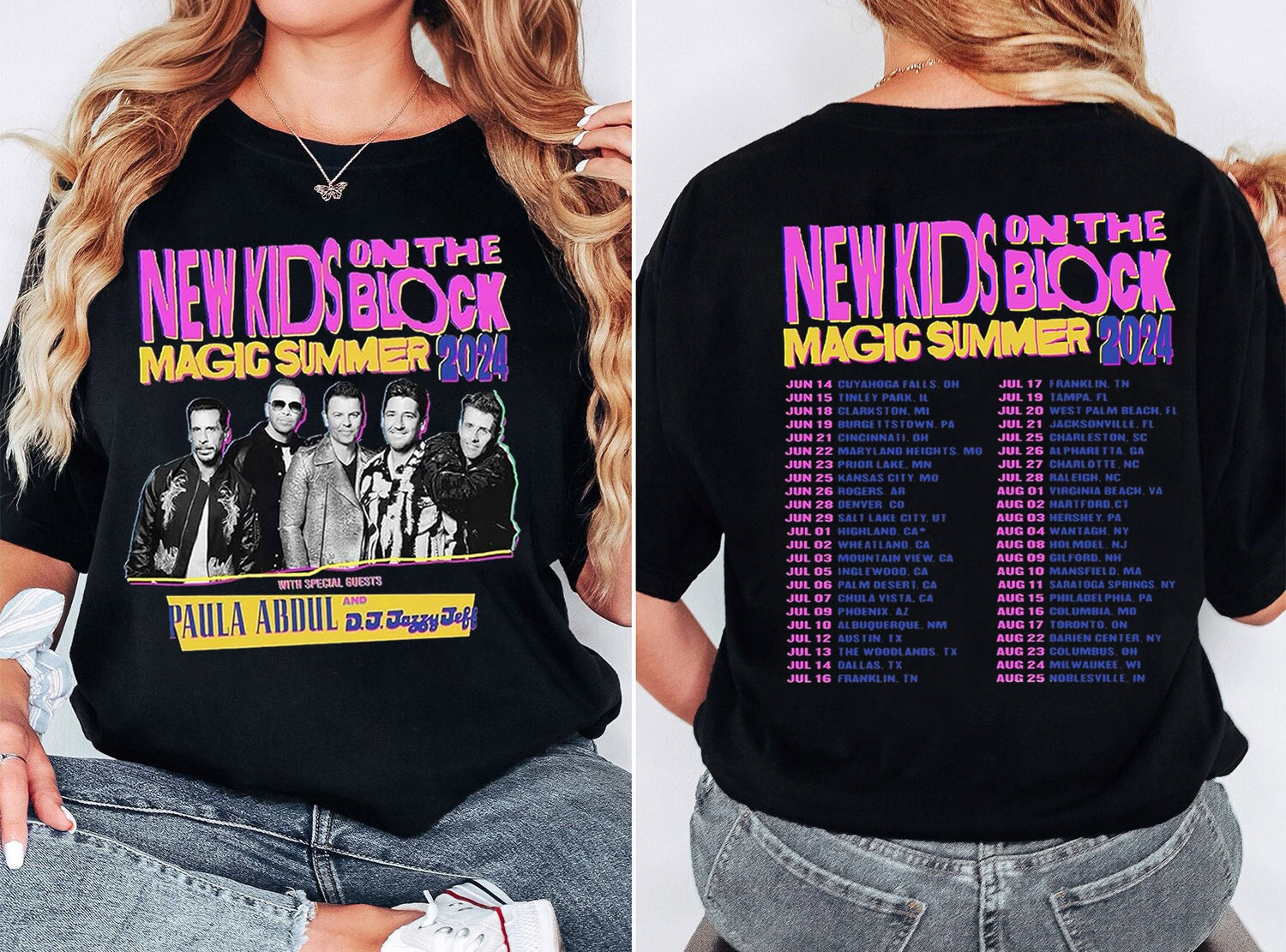 NKOTB Magic Summer 2025 Shirt, New Kids On the Block Shirt, NKOTB 2025