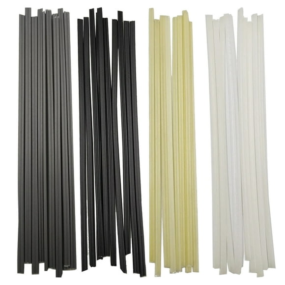 P/E Plastic Welding Rods (8mm) Black Flat Strips Pack Of 20 Pcs - Foto 3