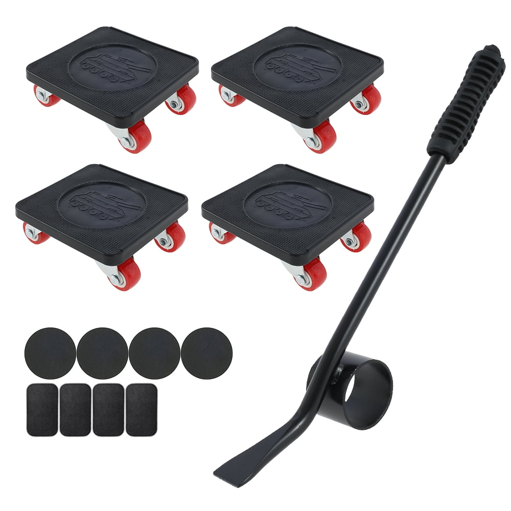 NKTIER Furniture Lifter Mover Tool Set 400KG Heavy Duty Furniture Lifter with 4 Sliders Large Furniture 360 Degree Rotatable Pads Kit for Sofas Refrigerators Carpet Hard Floors Couches