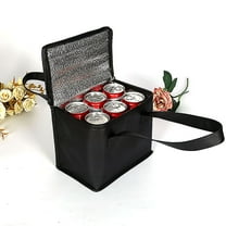 NKTIER Insulated Lunch Bag,Lunch Folding Thermal Insulation Food Delivery Bag Pizza Takeaway Cooler Leakproof Thermal Bento Cooler Tote for Women and Men, Reusable(Small: 21 * 14 * 17cm?