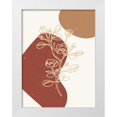 thumbnail image 1 of NKTN 19x24 White Modern Wood Framed Museum Art Print Titled - Abstract composition 19, 1 of 4