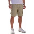 thumbnail image 1 of NKZNKZ Cargo Shorts for Men Casual Cargo Style Work Shorts Cargo Shorts for Men Outdoor Quick Dry Lightweight Workwear Khaki SIZE L, 1 of 9