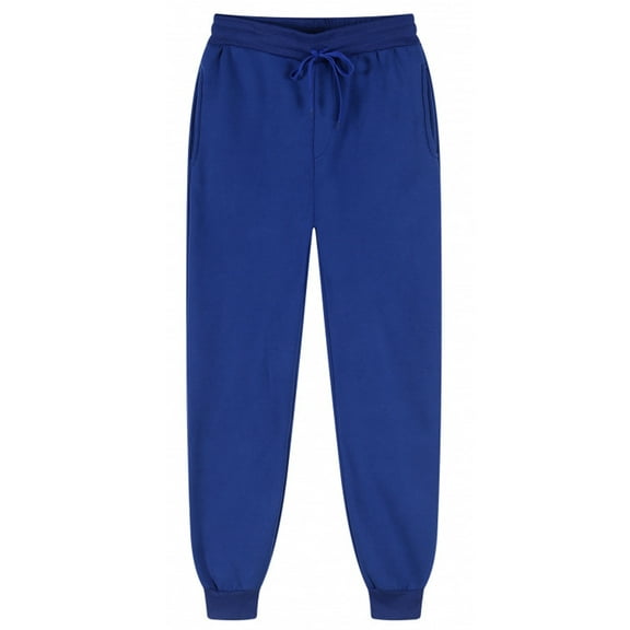 NKZNKZ Men's Sweatpants with Pockets Mens Fleece Active Athletic Sweatpants Men's Active Athletic Casual Jogger Running Sweatpants BLUE-L