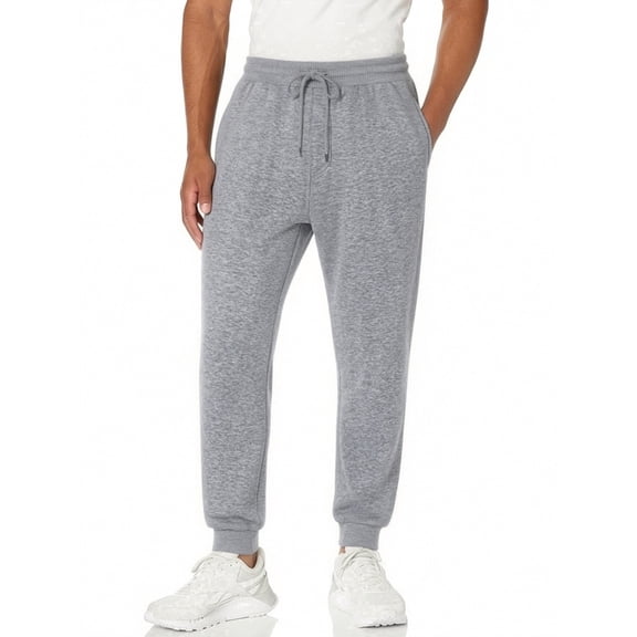NKZNKZ Men's Sweatpants with Pockets Mens Fleece Active Athletic Sweatpants Men's Active Athletic Casual Jogger Running Sweatpants GRAY-L