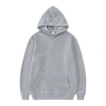 thumbnail image 1 of NKZNKZ Sweatshirt hoodies for men Hoodie Sweatshirt Everyday Pullover Hoodie for Casual Style Hooded Sweatshirt Fleece polyester hoodies for men GRAY SIZE L, 1 of 8