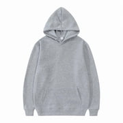 Sweatshirt hoodies for men Hoodie Sweatshirt Everyday Pullover Hoodie for Casual Style Hooded Sweatshirt Fleece polyester hoodies for men GRAY SIZE XL