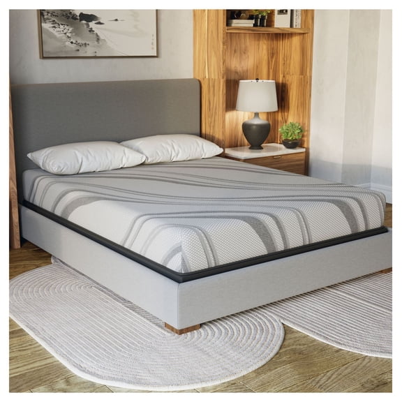NL 8 Inch Pro Gel Foam Mattress Firm - Full Size; Cooling Performance Cover; CertiPUR-US Certified; High Density Support Layer; Orthopedic Design for Back & Side Sleepers