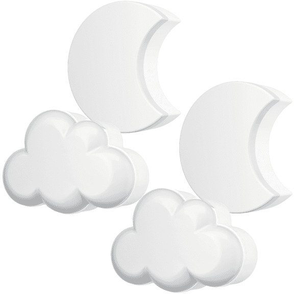 NL'AAHCÉ LED Plug-in Night Lights for Kids, Auto Dusk-to-Dawn Sensor, for Bedroom, Bathroom, Kitchen, Hallway, Stairs, 4-Pack