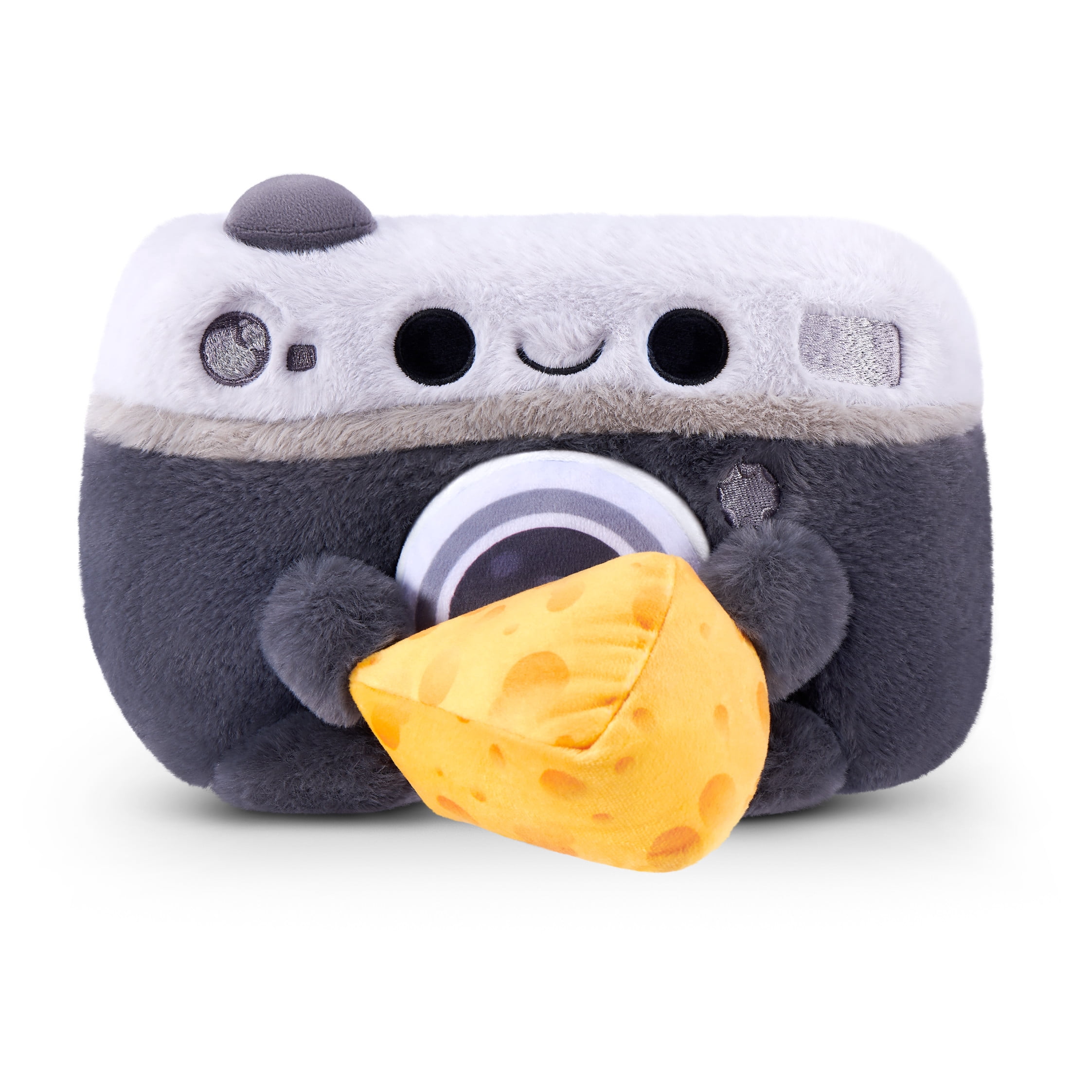 Snackles Core Series 2 Camera with Cheese by ZURU - Ultra-Soft 8-inch Plush Toy for All Ages