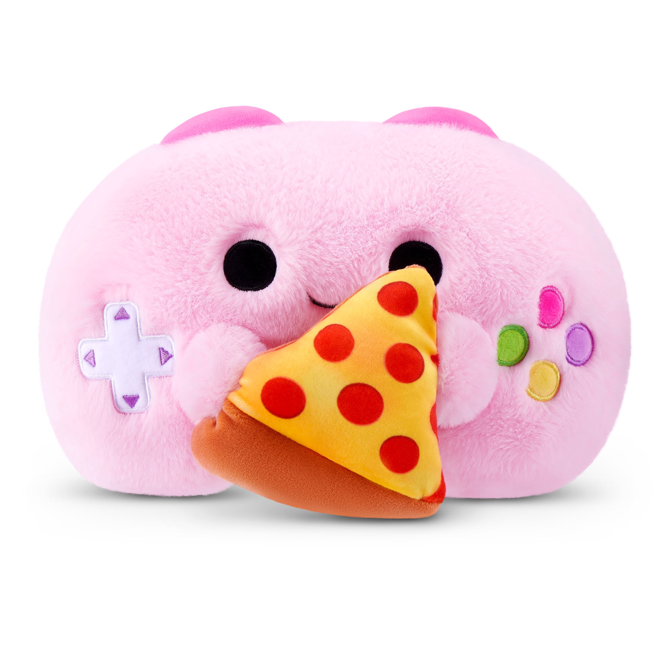 Snackles Core Series 2 Controller with Pizza by ZURU - Ultra-Soft 8-inch Plush Toy for All Ages