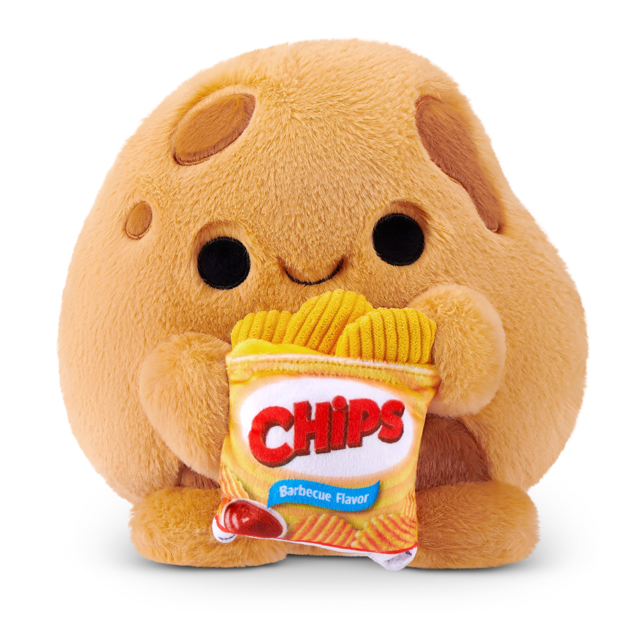 Snackles Core Series 2 Potato with Chips by ZURU - Ultra-Soft 8-inch Plush Toy for All Ages