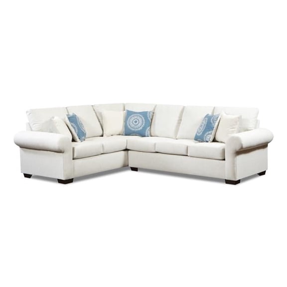 NL727-BEIG-12-STST-SEC Zoey Corner Sectional, Beige