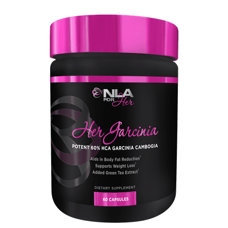 NLA for Her 60% HCA Her Garcinia Weight Loss Veggie Ctules, 60 Ct