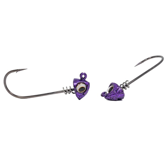 NLBN Jig Heads Purple Haze, 2oz, 5" Jigs
