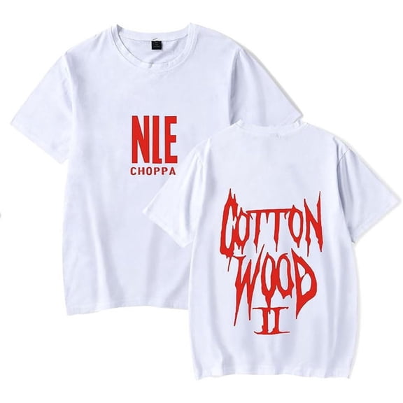 NLE Choppa Cottonwood Merch Short Sleeve T-shirt Unisex Fashion Crew Neck Top
