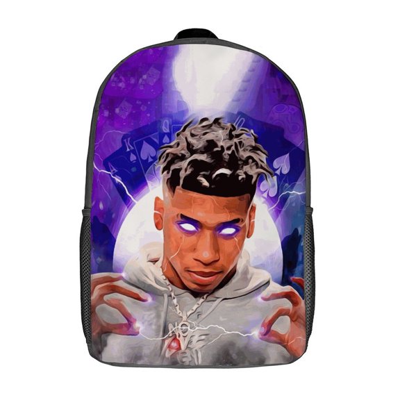 NLE Choppa Laptop Backpack Comfort Backpack Casual Sports 3d Print Lightweight Rucksack Daypack - 17 Inch