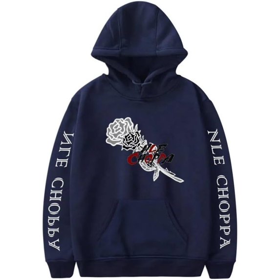 NLE Choppa Merch Rapper Hoodie Harajuku Street Sweatshirt Long Sleeve Men's and Women's Hip Hop Fashion Hoodie