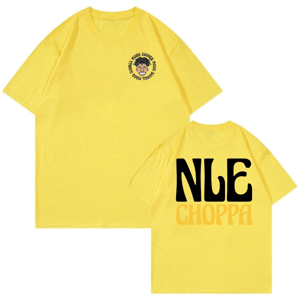 NLE Choppa Mood Swings Tshirt Fashion Crewneck Short Sleeve Tee Women