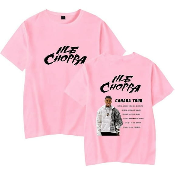 NLE Choppa Tour Merch Short Sleeve T-shirt Unisex Fashion Crew Neck Top