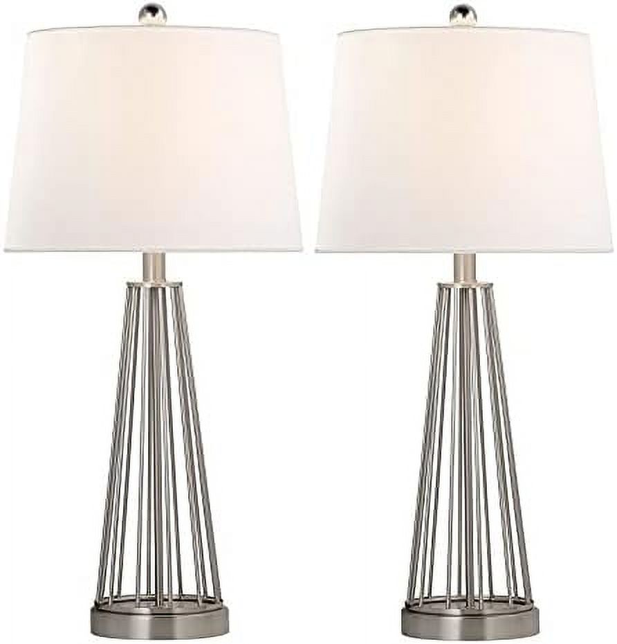 NLIBOOMLife 27 Inch Table Lamps 3Way Dimmable Gold Nightstand Lamp