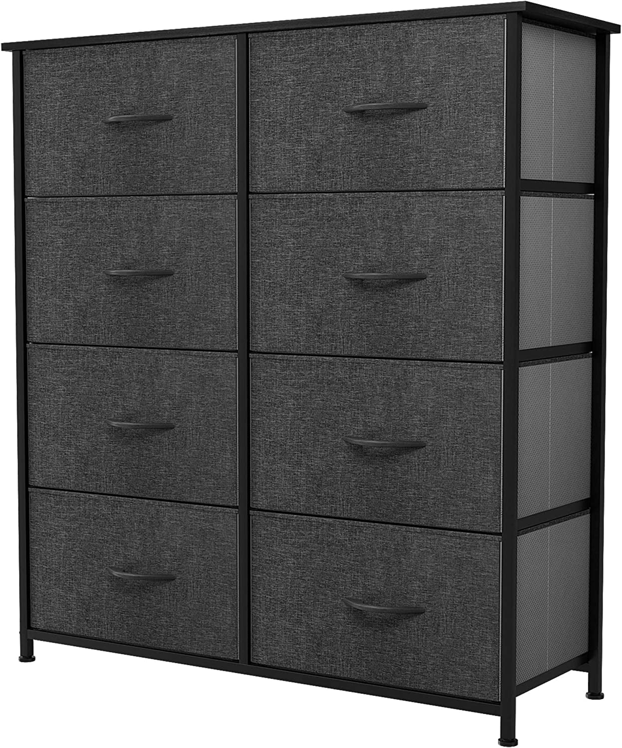 NLIBOOMLife Fabric Dresser with 8 Easy Pull Drawers Steel Frame and