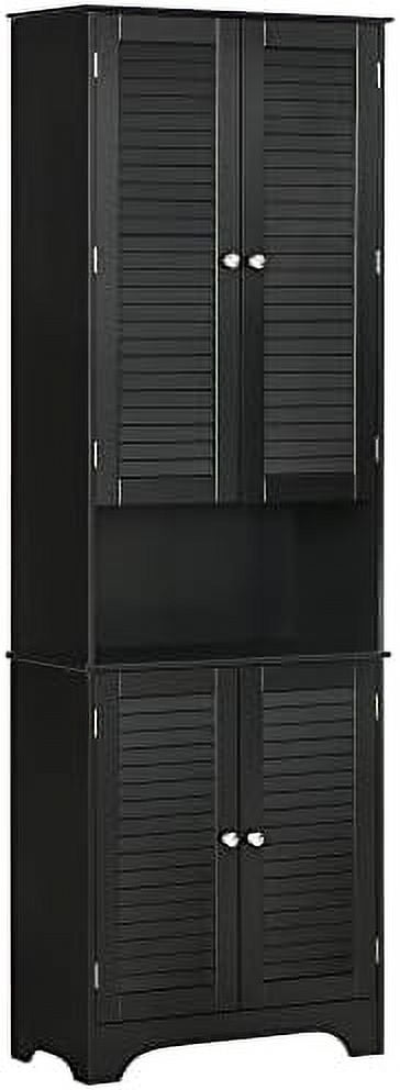 NLIBOOMLife Tall Narrow Bathroom Cabinet with Doors and Adjustability ...