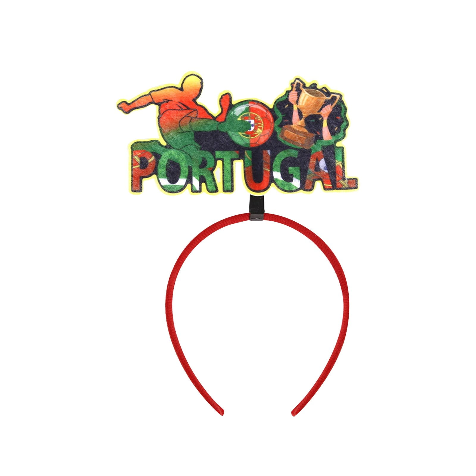 NLLSHGJ European Cup Cheering Props Football Headbands Top 24 Fans